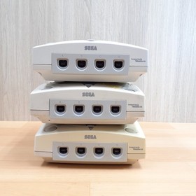 LOT 3 Sega Dreamcast White Console JUNK for parts NTSC-J Japan