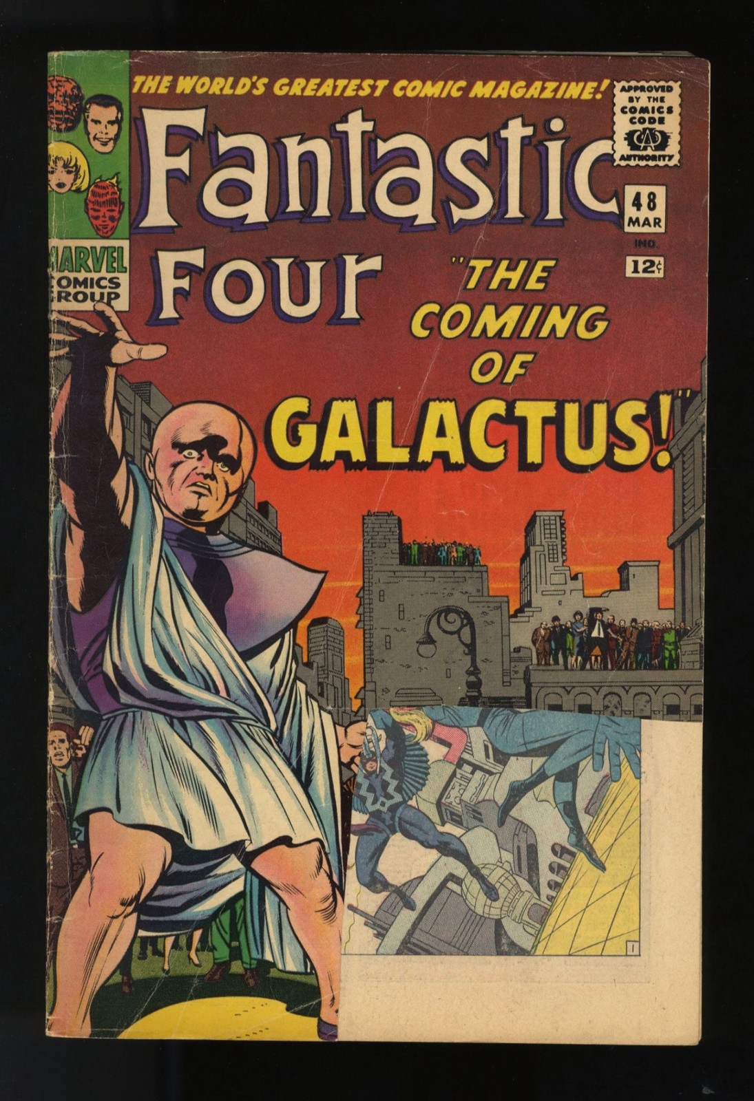 Fantastic Four #48 FA/GD 1.5 1st Silver Surfer Galactus! Marvel 1966
