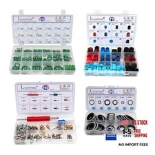 4 Set Car A/C Repair Kits,270pcs O-Ring Seals Kit 102PCS A/C Valve LMTKT494
