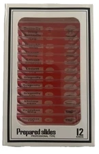 Microscope Slides Insects Science Teachers 12 Pcs Prepared Homeschooling NIB