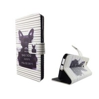 Schutz HüLle Handy Huawei Nova BöSer Hund Weiß Tasche Case Panzer Schutz Glas 9H