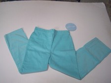 NWT Little English Boutique Girls Pants Size 6X Corduroy Straight Mint Pockets