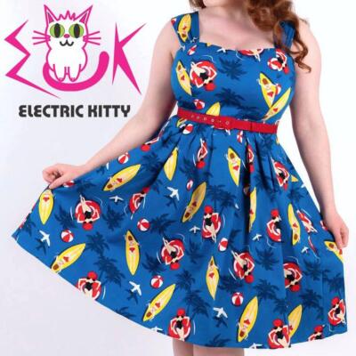 electric blue beach dress Electric blue guest wrap dress – Les jupes de Prune main image 0