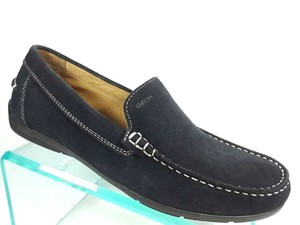 geox navy loafers