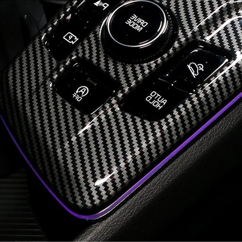 For Kia Sportage MK5 (NQ5) Carbon Fibre ABS Gear Shift Panel Cover Trim RHD - Picture 5 of 5