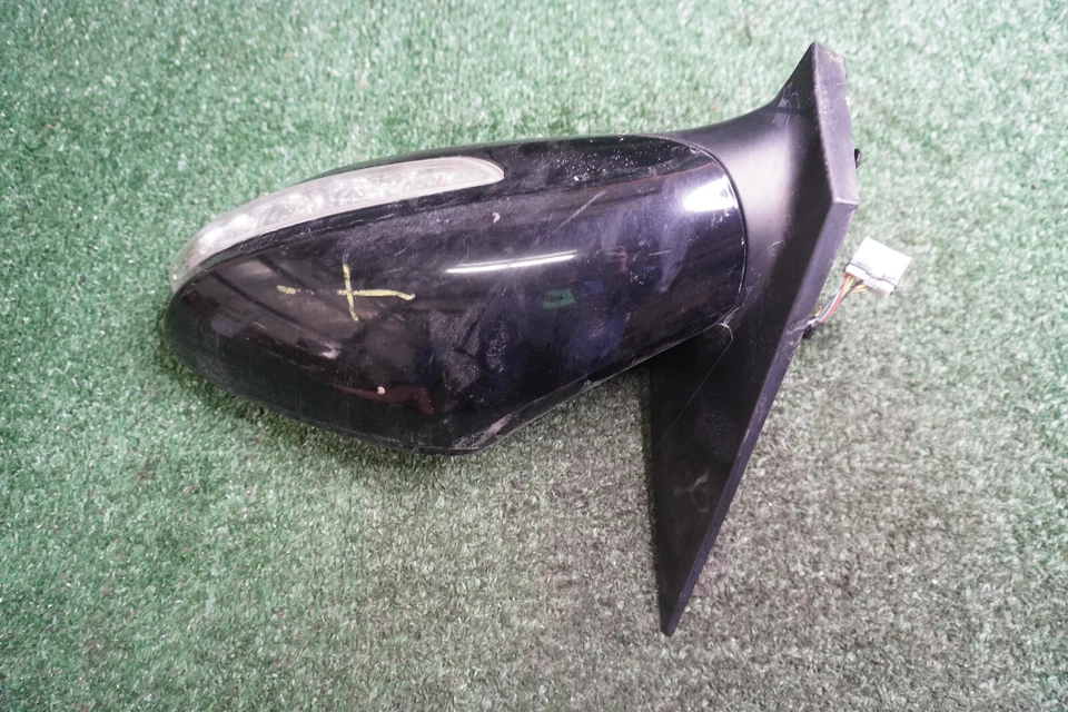 Espejo retrovisor negro lado del conductor Hyundai Sonata 2012 2013 2014 OEM 876103Q300 Foto 2 de 4