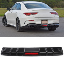 Heckdiffusor Licht Heck Diffusorlippe Heckstoßstange für Mercedes CLA C118 X118