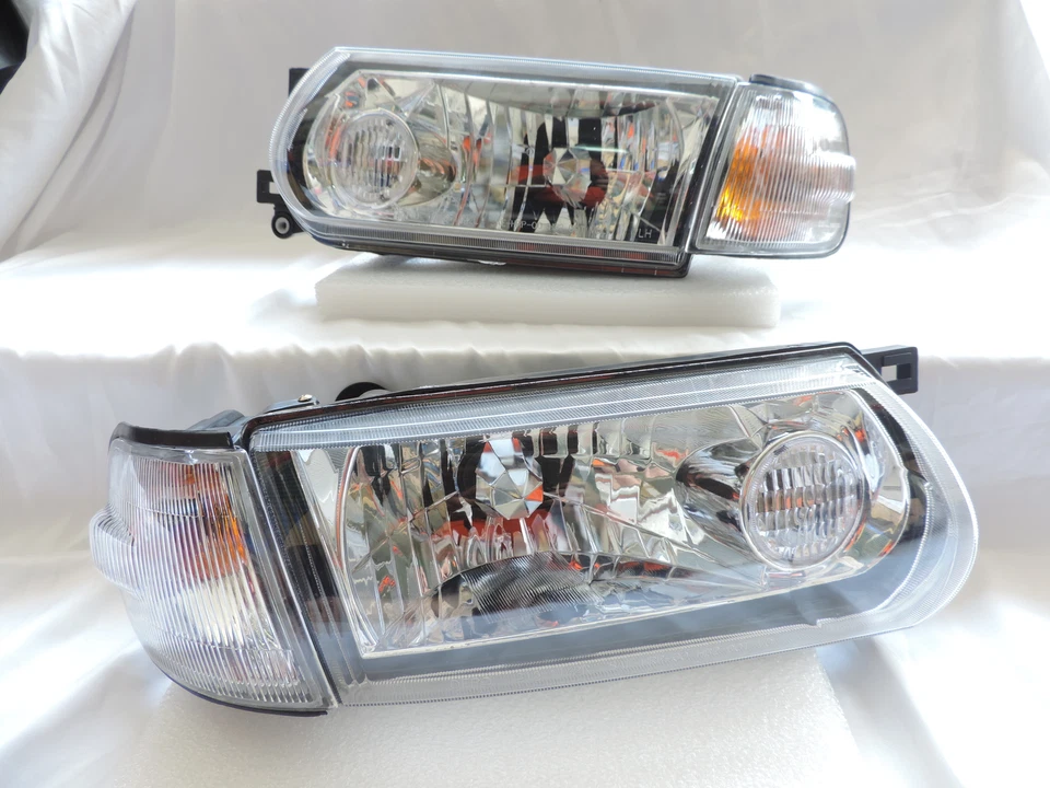 Clear Headlight Corner Honeycomb Grill Kit For 1994~2010 B13 Tsuru — 第 3/4 张图片