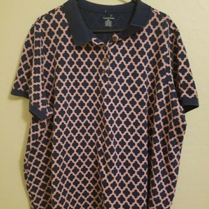 Download Men's Pink/Navy Lands End Polo Shirt Size 3XL | eBay