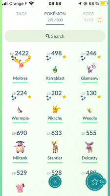 Pokémon Go * Shiny Moltres * Mini P T C