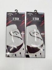 NEW Lot Of 2 Callaway X-Tech Mens Golf Gloves...