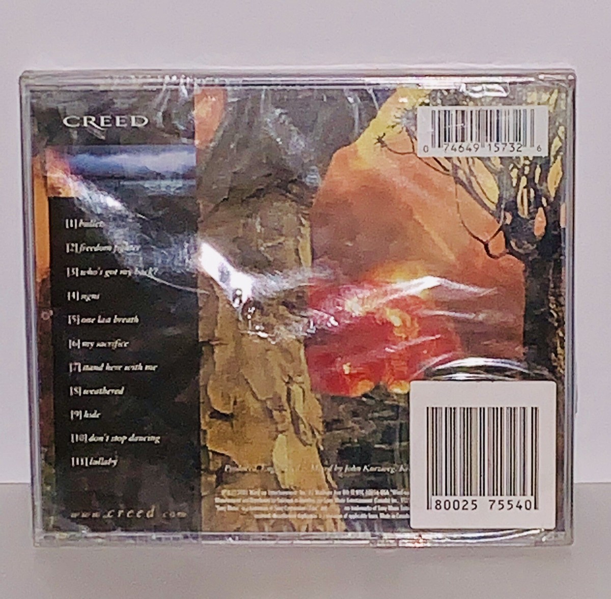 Factory Sealed (shrink wrapped) Weathered by Creed CD Album