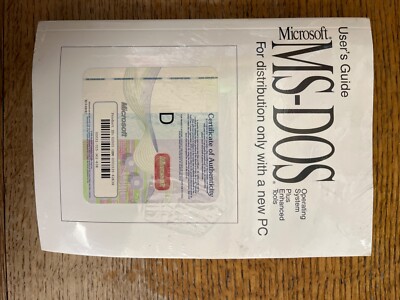 Users Guide Microsoft MS-DOS Operating System Plus Enhanced Tools 