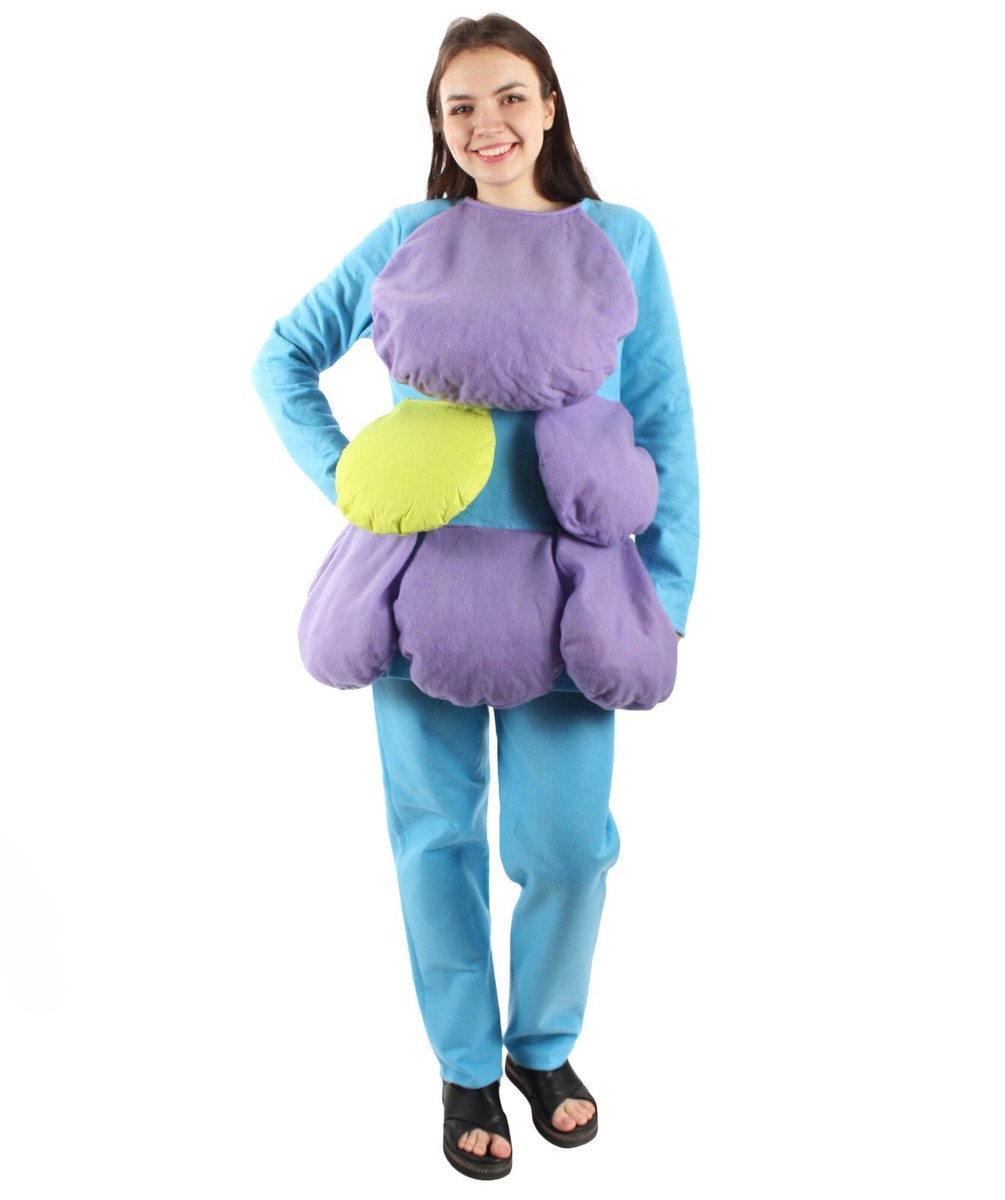 Trolls World Tour ,Women's Multi Color Satin and Chenille Costume