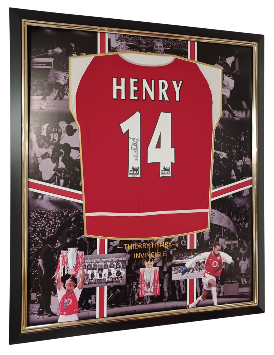 2003 2004 Thierry Henry INVINCIBLES Arsenal Signed Shirt