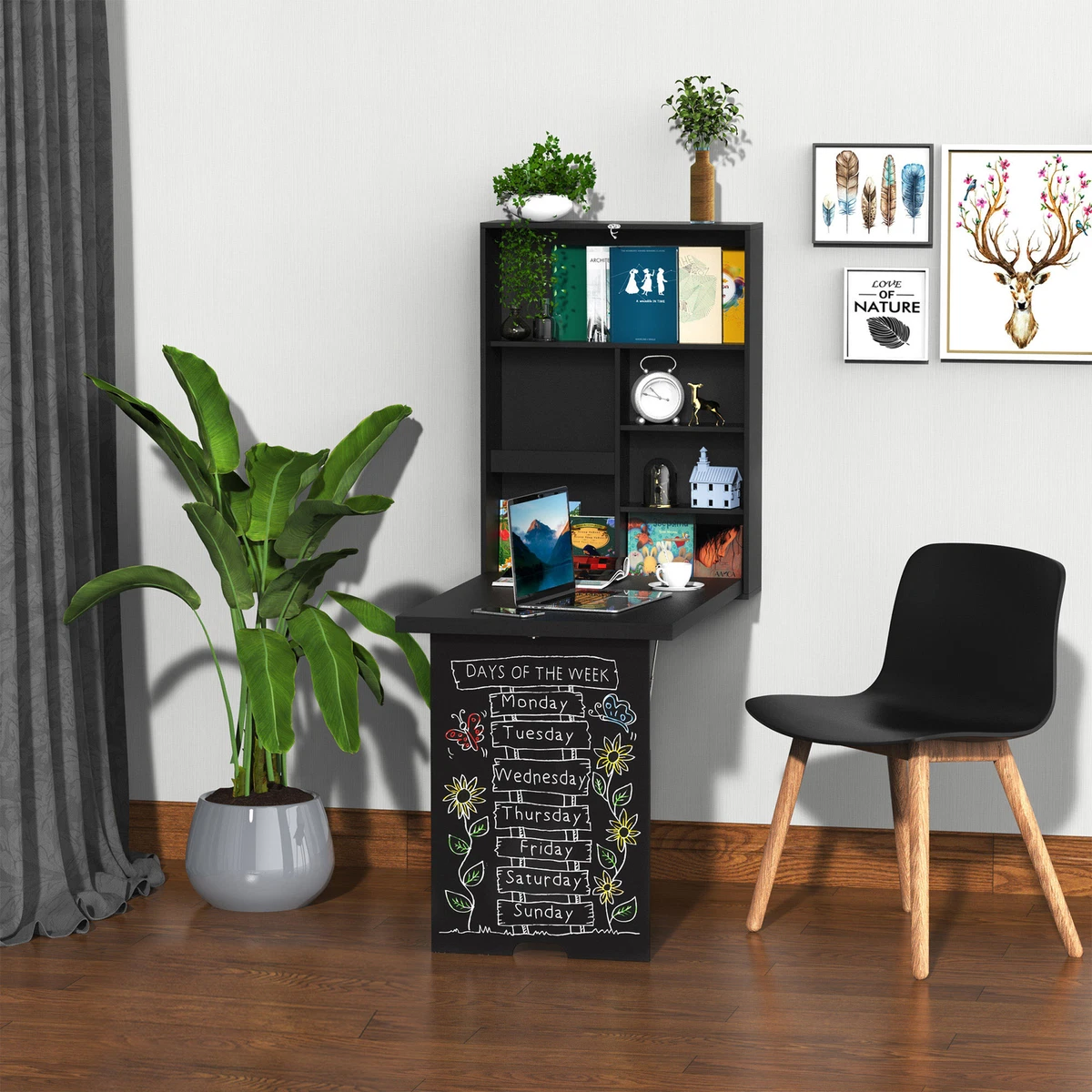 Drop leaf table online attached to wall