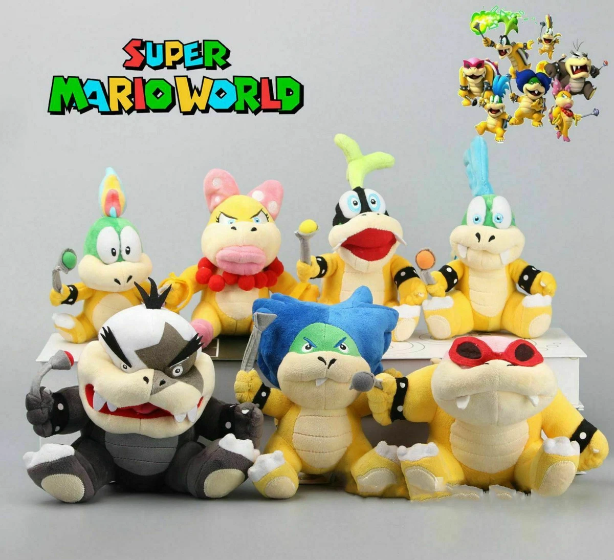 Super Mario - Bowser Medium Plush (15 Inch) – Dragons Trading