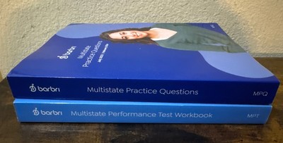 2023 ~ 2024 Barbri Multistate Performance Test Workbook & Practice Questions