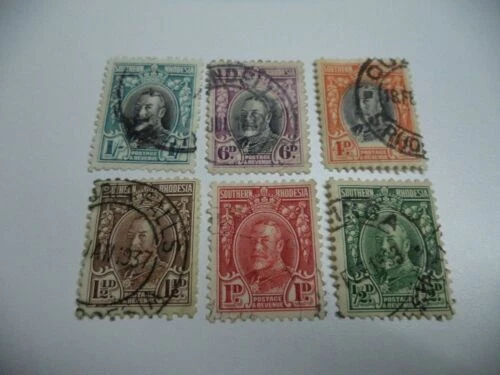 Sellos de colonias británicas de 6 sellos de 6 sellos