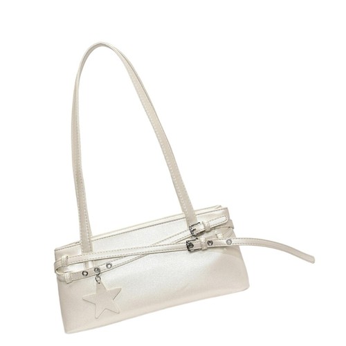 PU Leather Shoulder Bag for Women Handbag Underarm Bag Fashionable Armpit Bag - Picture 6 of 13