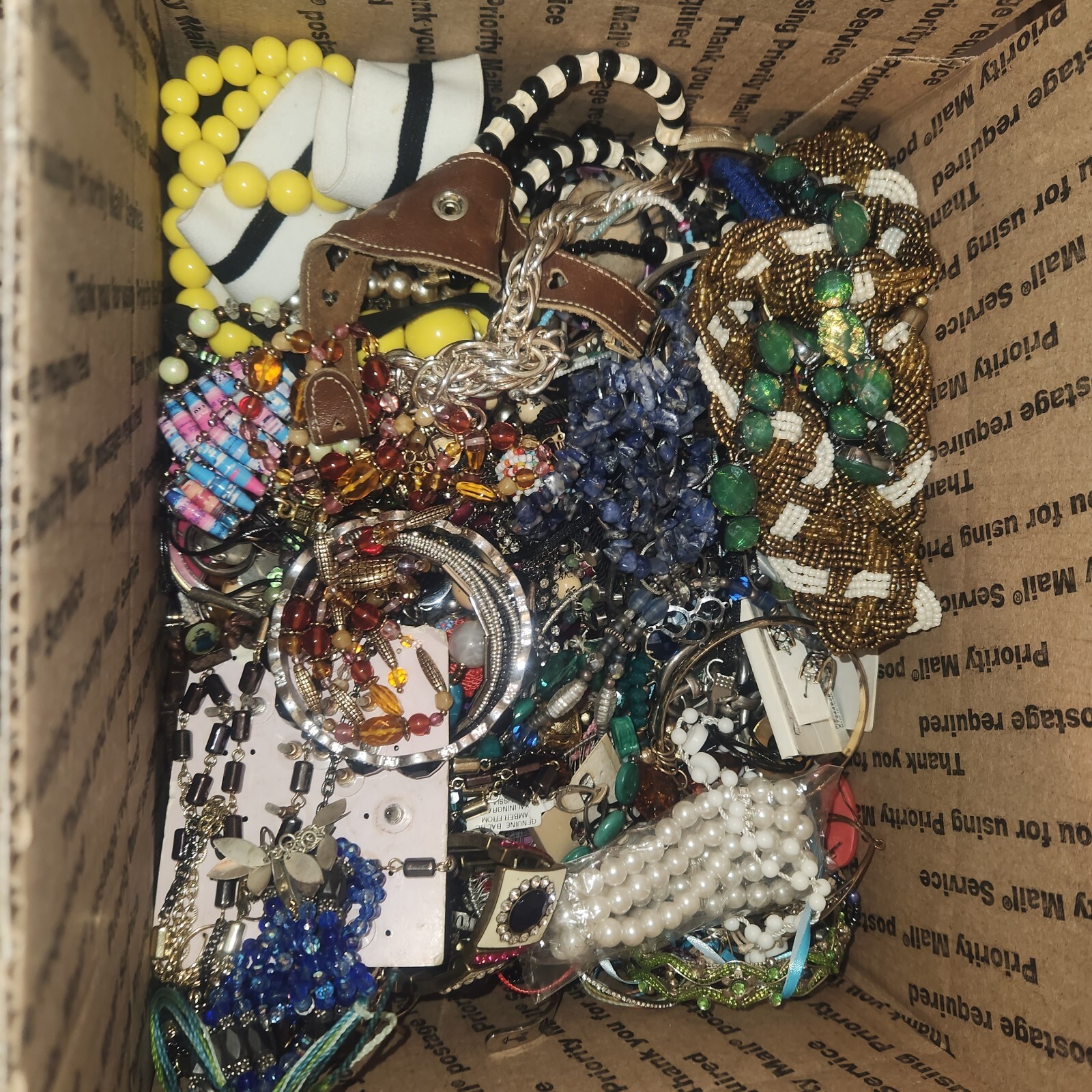 10+ LBS Vintage To Now CRAFT JUNK SCRAP Jewelry Lot Harvest Repurpose