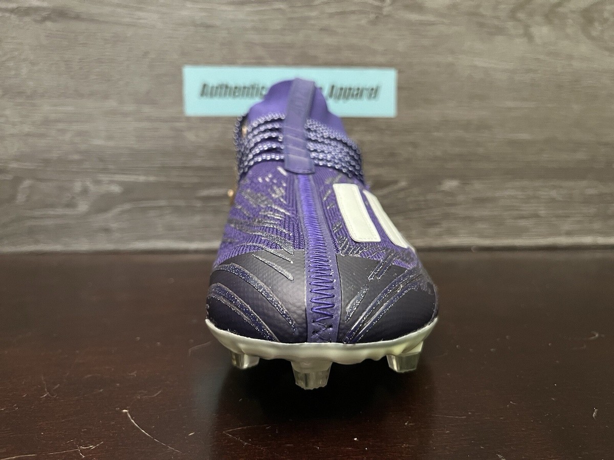 Adidas Adizero Primeknit Purple White Football Cleats Men display picture 1
