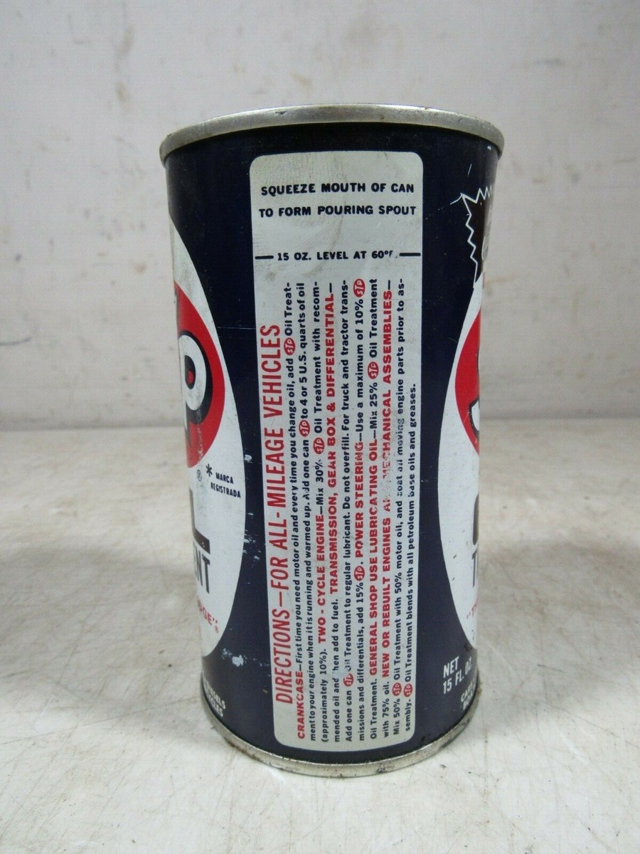 Vintage 1973 STP Oil Treatment Andy Granatelli Can NOS The Racer's