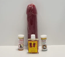 RITUAL VELA PENE ROJO KIT AMARRE SEXUAL/MATERIALES E INSTRUCCIONES INCLUIDAS !!