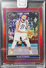 2021-22 Panini One And One RUDY BOBERT #40 Red Foil SP /15 Sealed-Jazz