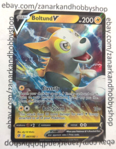Pokémon Karte Boltund V 067/192 – Ultra Rare – Aus Schwert & Schild Rebel Clash