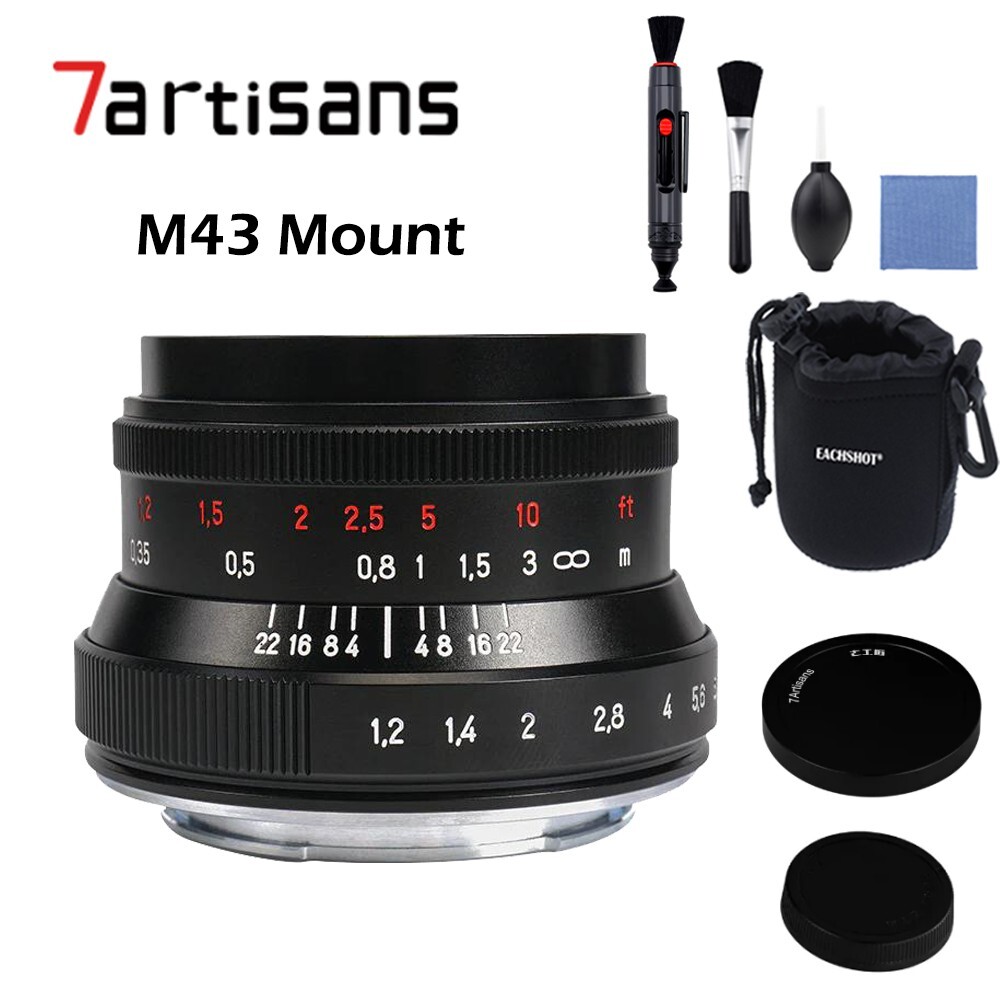 7artisans 35mm f1.2 ii M4/3マウント 交換レンズ 手動フォー