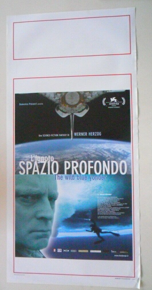 Locandina originale film L'ignoto spazio profondo (2005) - Regia di Werner Herzog