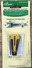 Clover BIAS TAPE MAKER 12mm 1/2" 464/12 Create Your Own Bias Tape