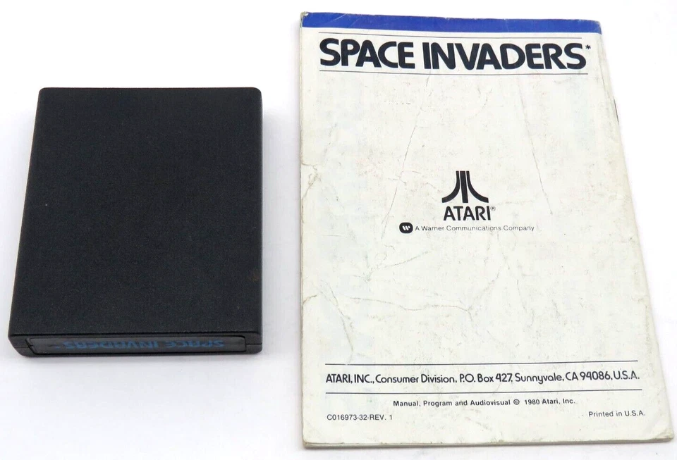 Space Invaders (Atari 2600, 1978) By Atari (Cartridge & Manual) NTSC - Image 2 of 4