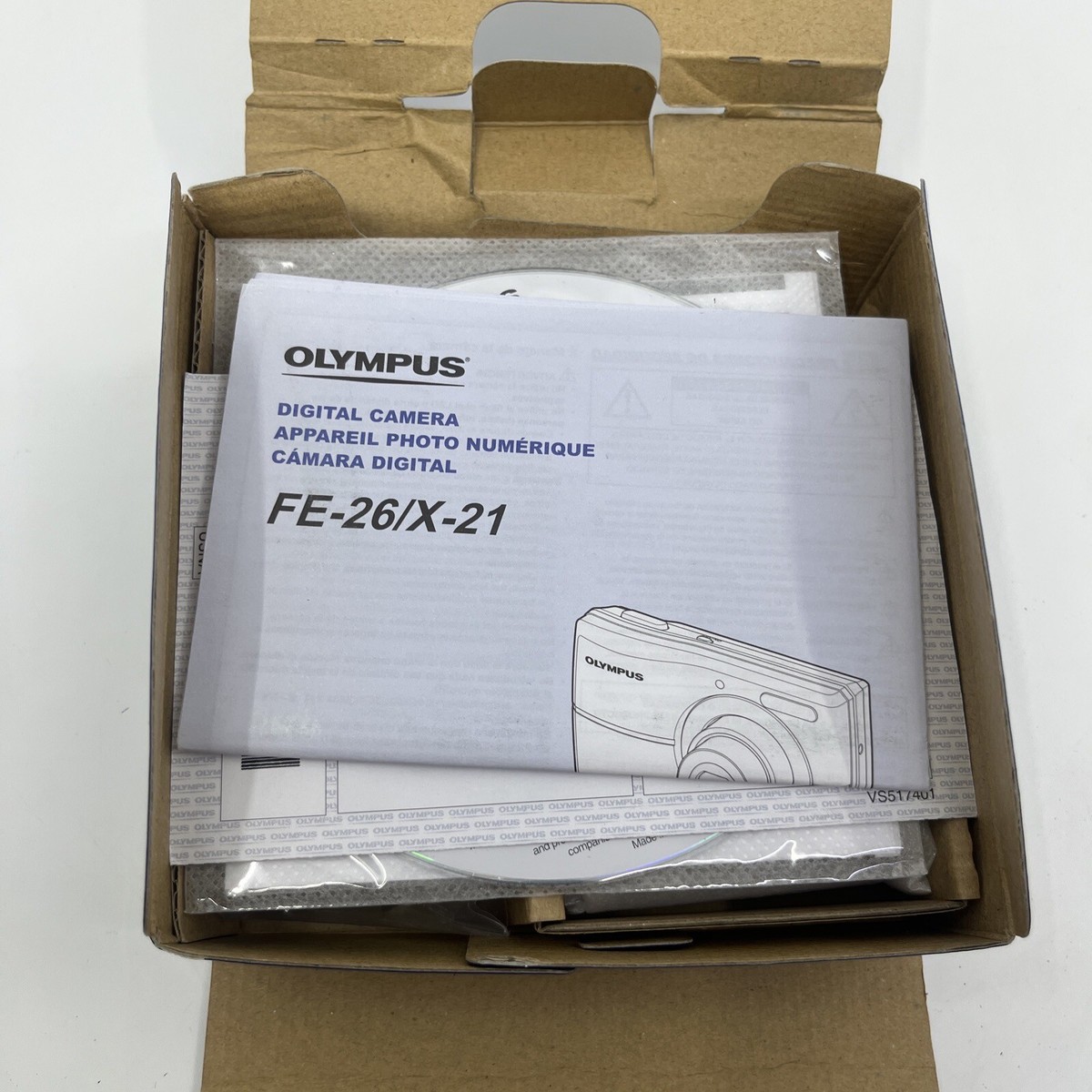 Olympus FE-26 12.0MP Digital Camera Black - New Open Box! | eBay