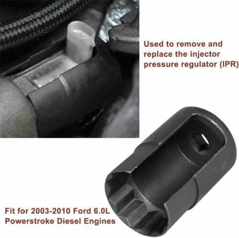 For Ford 2003-2010 6.0L Powerstroke F250 F350 6.0 IPR Valve Socket with Seal Kit Foto 4 de 4