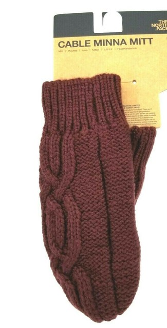 the north face women's cable minna mitts