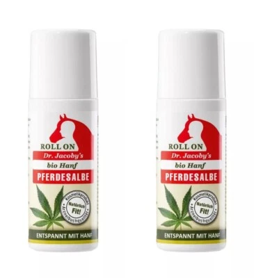 DR.JACOBY Dr. Jacoby Pferdesalbe mit Hanf RollOn, 2x75 ml