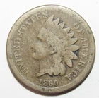 1860 Indian Head Cent COPPER NICKEL (D100)