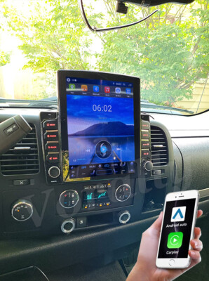 For Chevrolet Silverado 1500 2500 3500 Android 13 Navi CarPlay Stereo Radio GPS