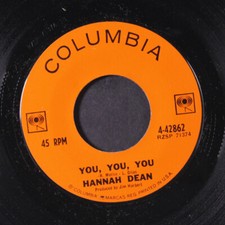 HANNAH DEAN: you, you, you / high noon Columbia 7