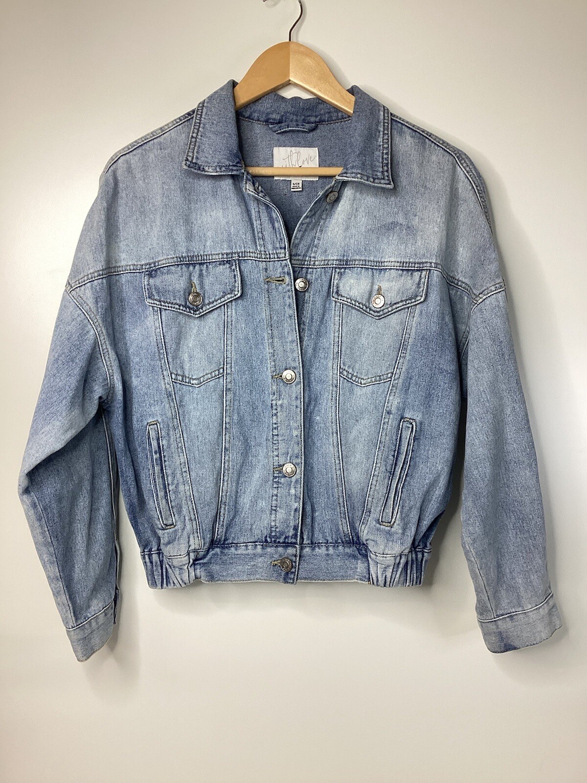 DENIM JACKET button front YMI-image