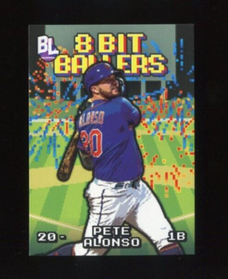 2023 TOPPS BIG LEAGUE 8 BIT BALLERS #8B-13 PETE ALONSO NEW YORK METS