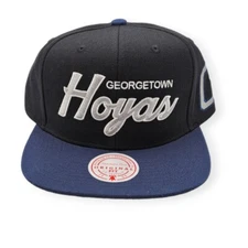Mitchell & Ness Georgetown Hoyas Team Script 2.0 Adjustable Snapback Hat Cap