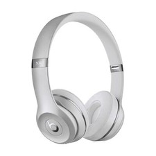 Beats Solo 3 Headphones Silver Wireless Bluetooth By Dr. Dre On-Ear Headset