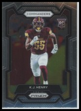 2023 Panini Prizm #400 K.J. Henry Washington Commanders