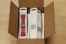 LOT OF 18 - Samsung Gear S3 Silicone Replacement Medium Band Red ET-YSU76MREGUS