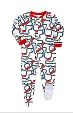 Carter's Toddler Boy's One Piece Racetrack Cars Footed Pajama Sleeper