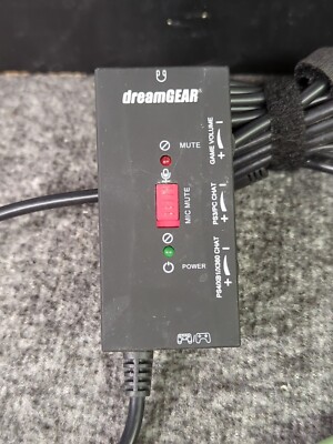 DreamGEAR GRX-670 Universal Elite Gaming Stereo Headset Controller Wire Only 