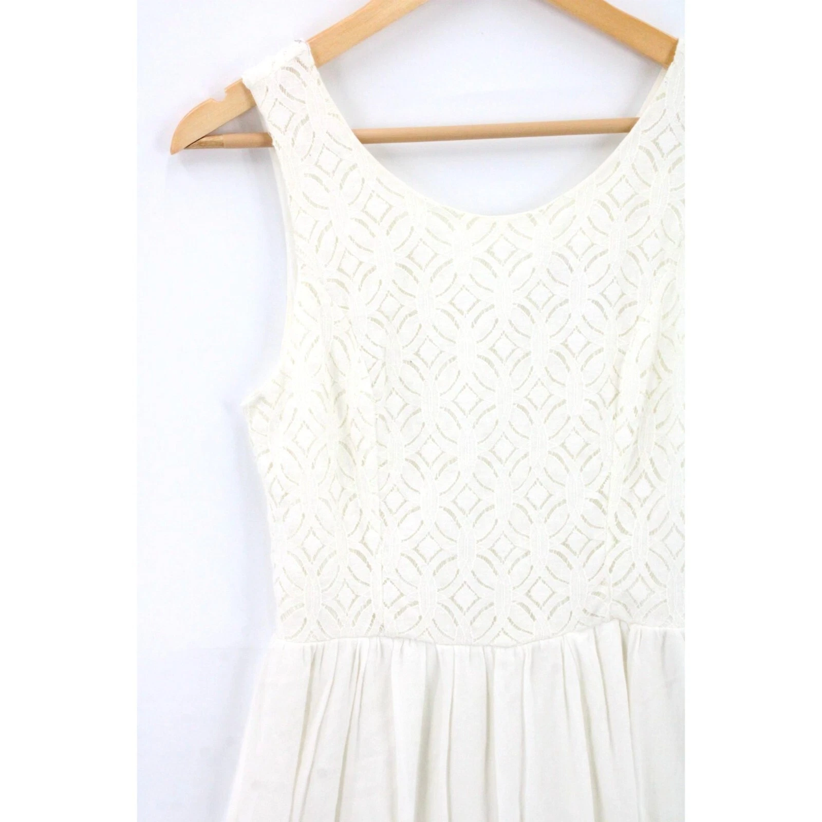 OFF WHITE Abito Alya da donna bianco casual festa senza maniche maglia taglia media M